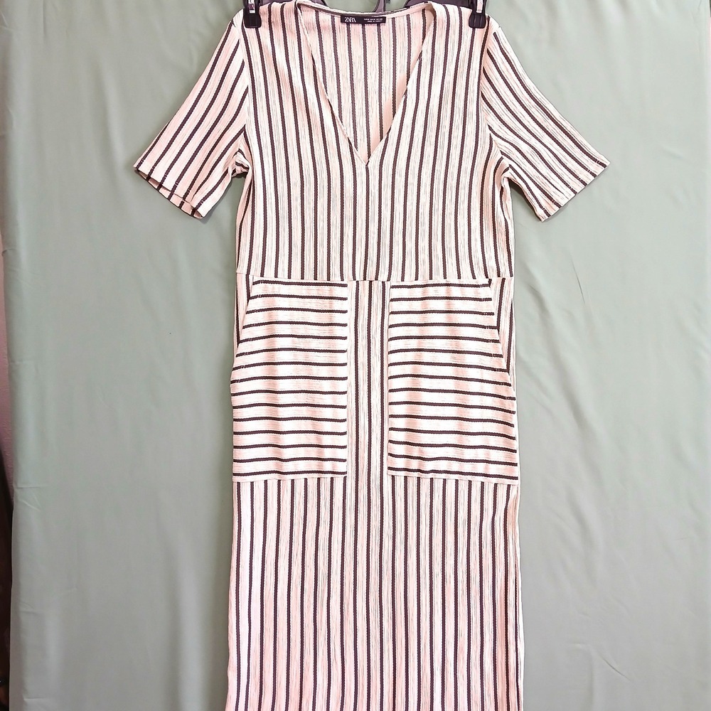 ZARA Women's Full Body Length Summer Dress Made in Turkey Size M